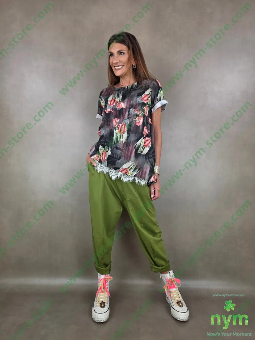 tunica tulipani cotone 97co3ea - U / BORDO / PE26 - CAMICIA